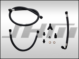 JHM Braided Kevlar Fuel Line Re-Route Kit - C7 S6 ,S7, RS7 4.0T