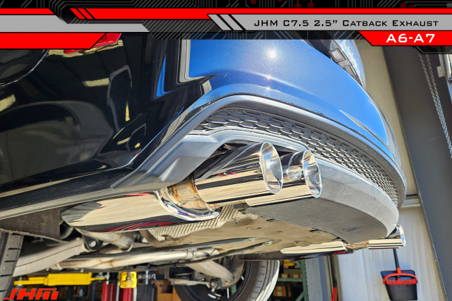 JHM 2.5" Performance Cat-back for C7 A6-A7 3.0T