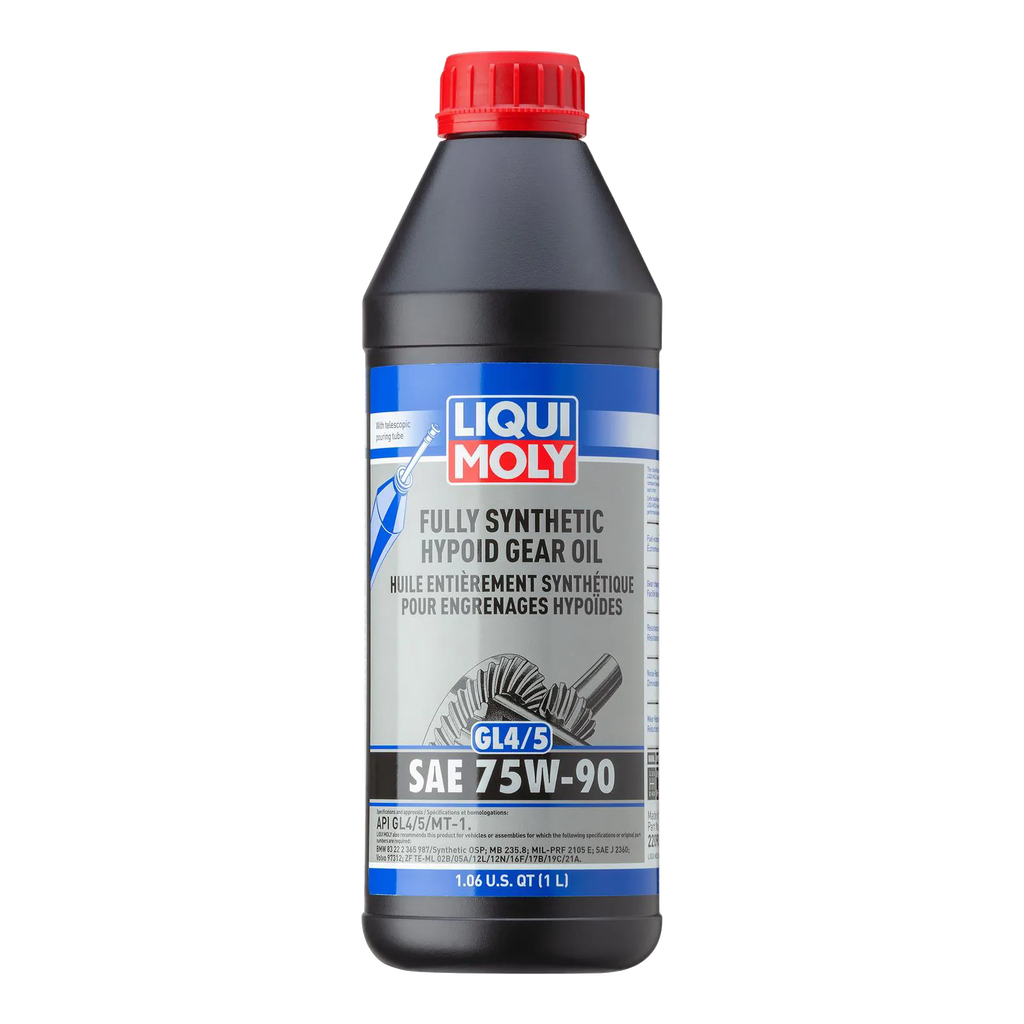 LIQUI MOLY 1L Fully Synthetic Hypoid Gear Oil (GL4/5) 75W90