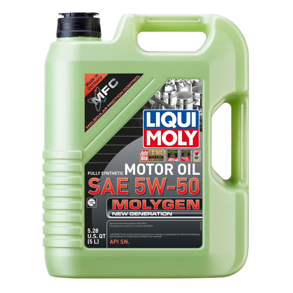 LIQUI MOLY 5L Molygen New Generation Motor Oil SAE 5W50