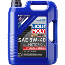 Load image into Gallery viewer, LIQUI MOLY 5L Synthoil Premium Motor Oil SAE 5W40