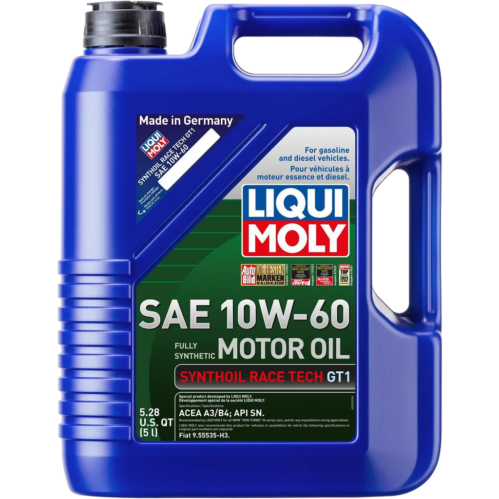 LIQUI MOLY 5L Synthoil Race Tech GT1 Motor Oil SAE 10W60