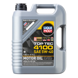 LIQUI MOLY 5L Top Tec 4100 Motor Oil SAE 5W40