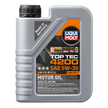 Load image into Gallery viewer, LIQUI MOLY 1L Top Tec 4200 New Generation Motor Oil SAE 5W30