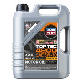 LIQUI MOLY 5L Top Tec 4200 New Generation Motor Oil SAE 5W30