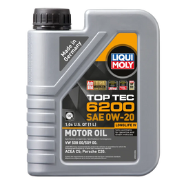 LIQUI MOLY 1L Top Tec 6200 Motor Oil SAE 0W20