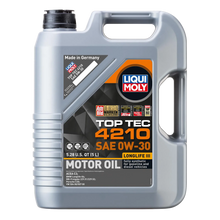 Load image into Gallery viewer, LIQUI MOLY 5L Top Tec 4210 Motor Oil SAE 0W30