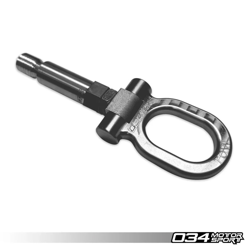 034Motorsport Stainless Steel Tow Hook - 100mm for Audi 8Y A3/S3/RS3