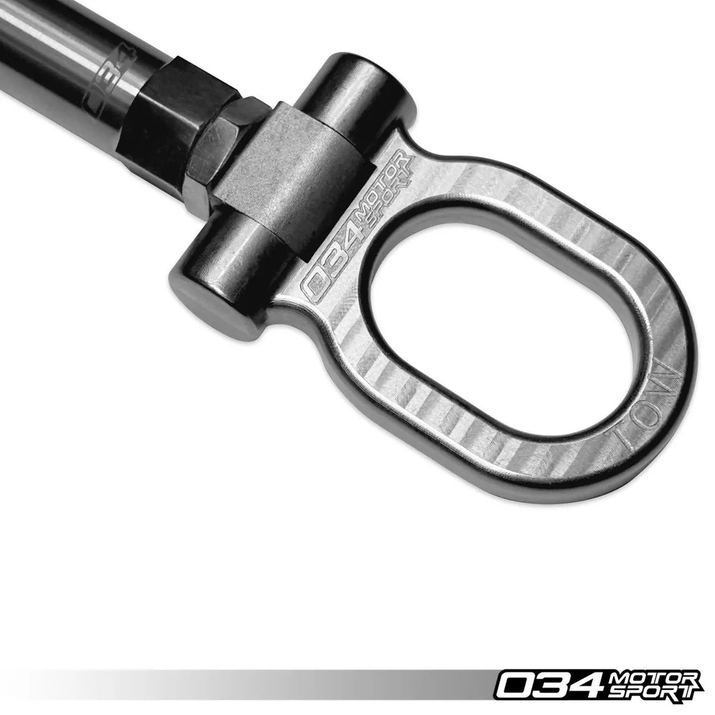 034Motorsport Stainless Steel Tow Hook for Large Chassis Audi and Porsche