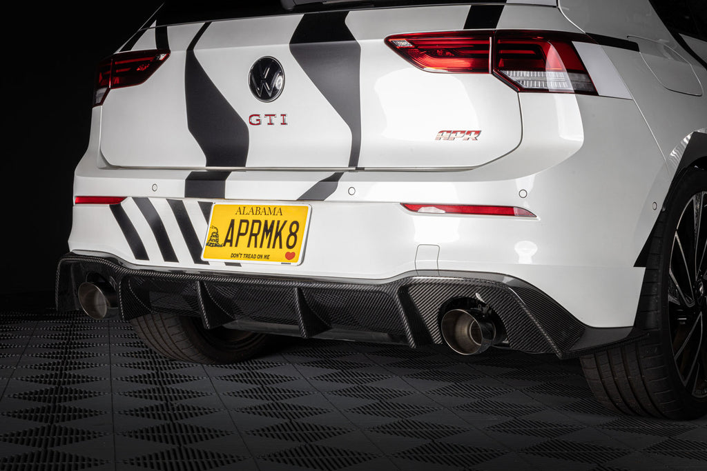 APR MK8 GTI CARBON FIBER REAR DIFFUSER