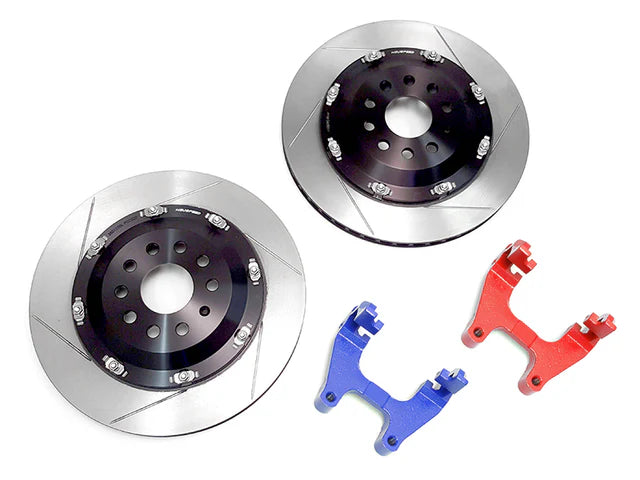 NEUSPEED 2-Piece Brake Rotor Kit - Rear 350mm - VW Mk8 GTI, Golf R, Audi 8Y S3, RS3