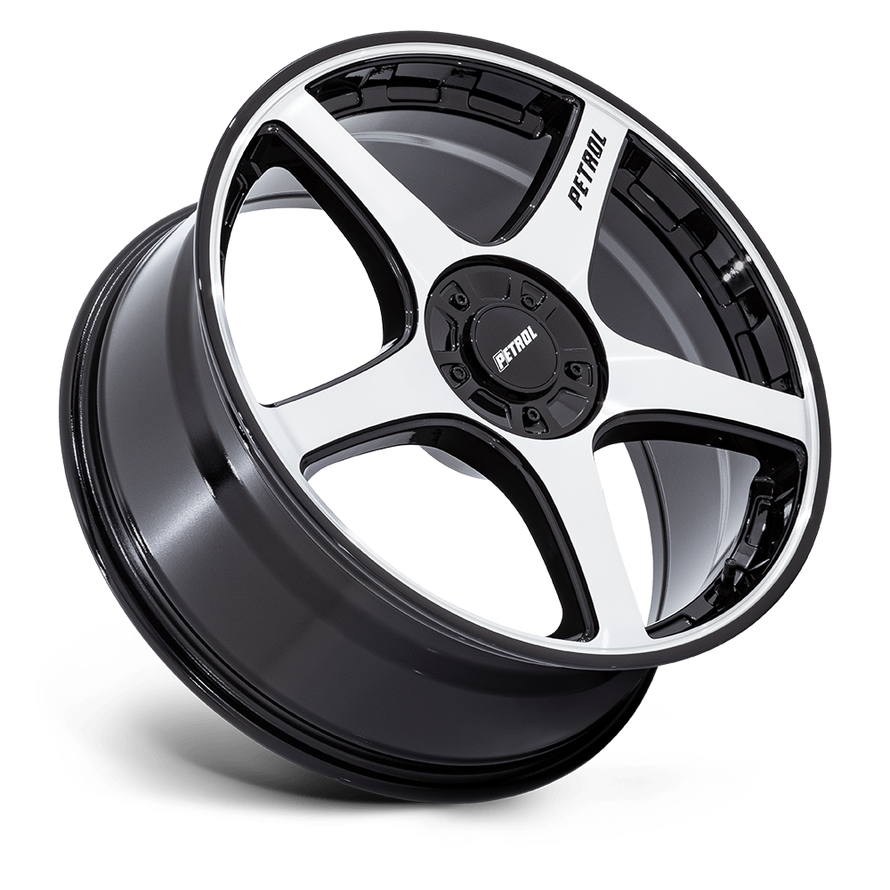 Petrol P2E - Gloss Black/Machined Face 20x8.5" 5x112/5x120 ET35