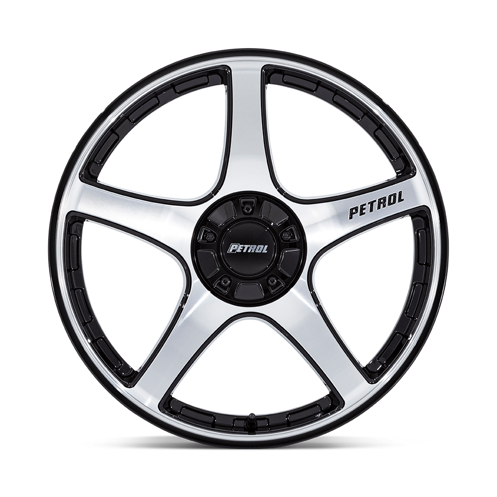 Petrol P2E - Gloss Black/Machined Face 20x8.5" 5x112/5x120 ET35