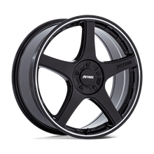 Load image into Gallery viewer, Petrol P2E - Gloss Black/Machined Lip 19x8&quot; 5x112/5x120 ET35