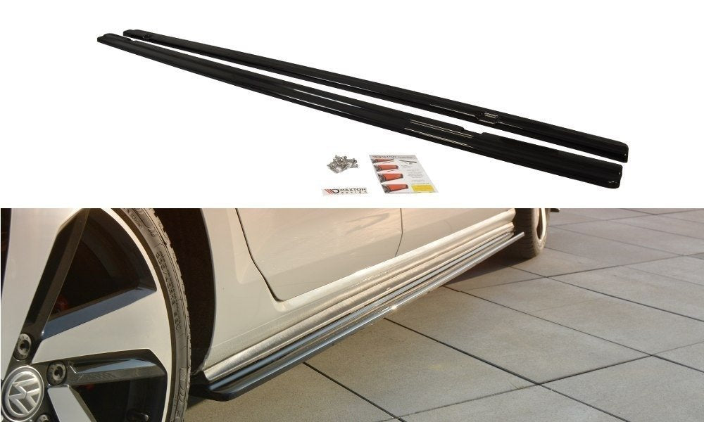 MAXTON DESIGN SIDE SKIRTS DIFFUSERS VW GOLF VII GTI PREFACE/FACELIFT