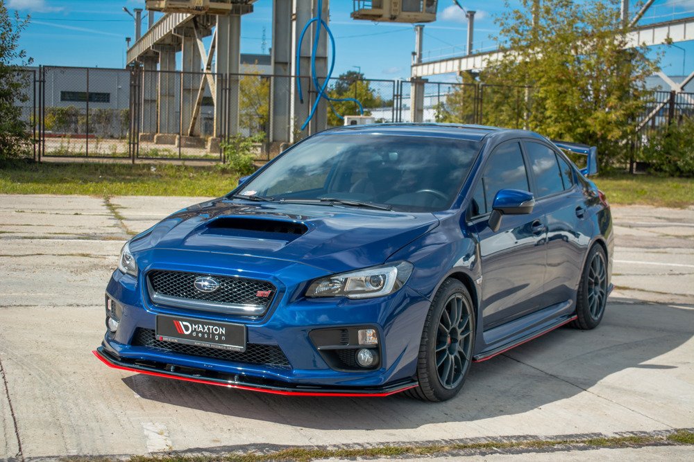 MAXTON DESIGN FRONT SPLITTER V.4 SUBARU WRX STI