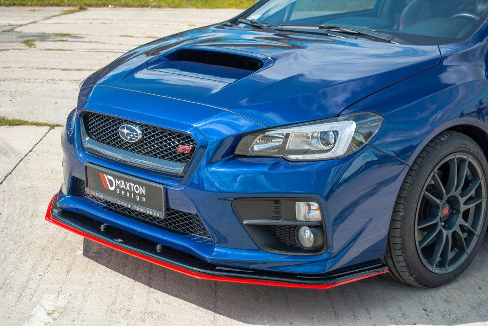 MAXTON DESIGN FRONT SPLITTER V.4 SUBARU WRX STI