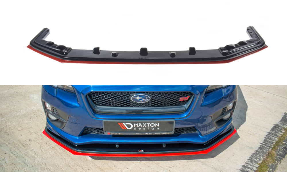 MAXTON DESIGN FRONT SPLITTER V.4 SUBARU WRX STI