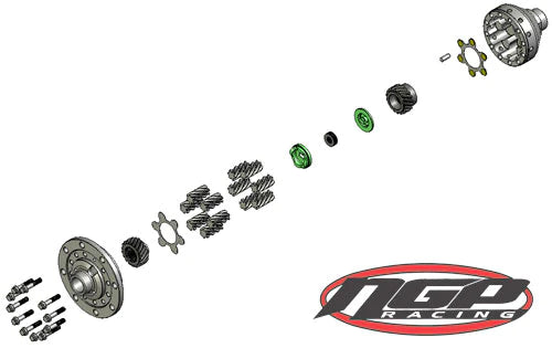 Autotech Wavetrac Hybrid Torque Biasing Limited Slip Differential - 02Q VW/Audi AWD and FWD VAQ E-Diff
