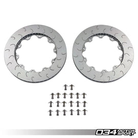 034Motorsport Replacement Front Rotor Ring Set, Audi C8 RS6 & RS7