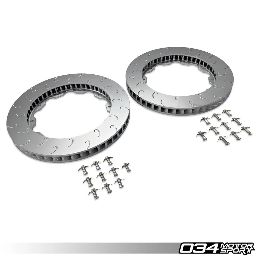 034Motorsport Replacement Front Rotor Ring Set, B9/B9.5 RS+ Big Brake Package