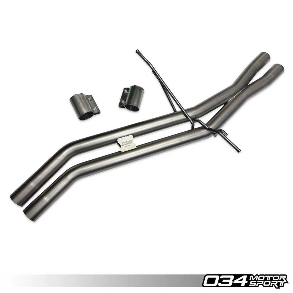 034Motorsport Res-X Resonator Delete and X-Pipe - B8/8.5 Audi Q5/SQ5