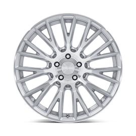 Rotiform LSE Wheel - Gloss Silver w/ Machined Face - 20x10