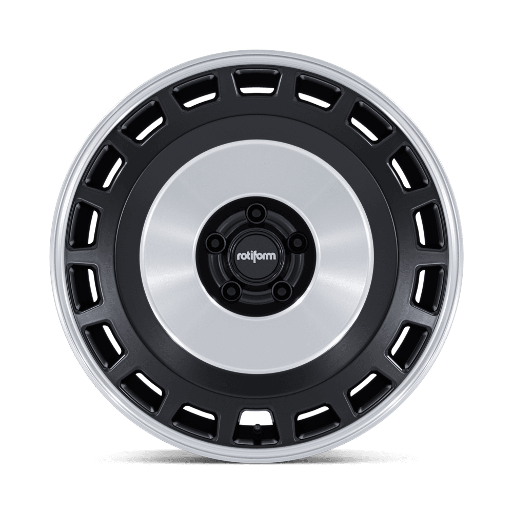Rotiform ZBF Wheel - 18x8.5, 45mm Offset, 66.56mm CB, 5x112 - Matte Black/Machined Face