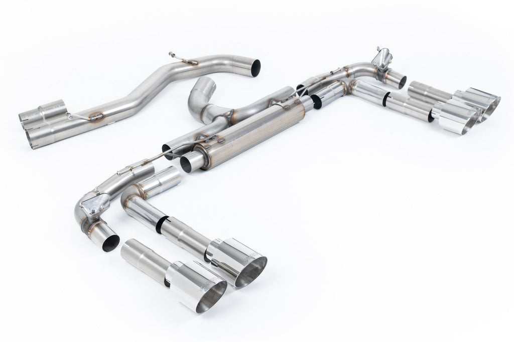 Milltek Sport Non-Resonated Catback Exhaust - Audi 8Y S3 2.0T