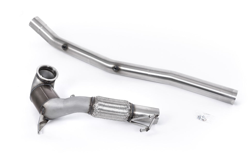 Milltek Sport Large Bore downpipe - Audi 8Y S3, VW Mk8 Golf R w/ Aftermarket Exhaust System