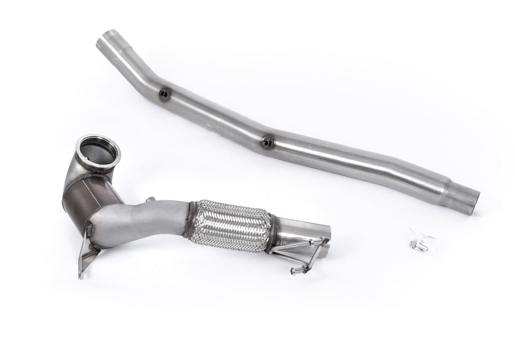 Milltek Sport Large Bore downpipe - Audi 8Y S3, VW Mk8 Golf R w/ OE Exhaust System