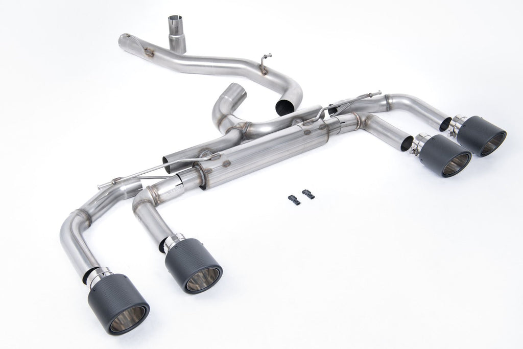 Milltek Sport Catback Exhaust System - Race, Non-Valved - VW Mk8 Golf R