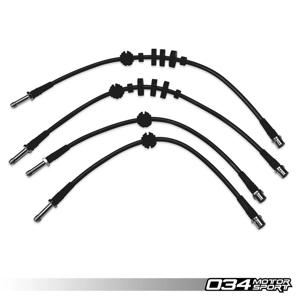 034Motorsport Stainless Steel Braided Brake Line Kit, B8/B8.5 Audi Q5/SQ5