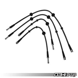 034Motorsport Stainless Steel Braided Brake Line Kit, C7/C7.5 Audi A6/A7 & S6/S7