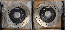 Load image into Gallery viewer, Stoptech Cryo-Treated Cross-Drilled Rear Brake Rotor Pair - Audi B6 A4 255mm