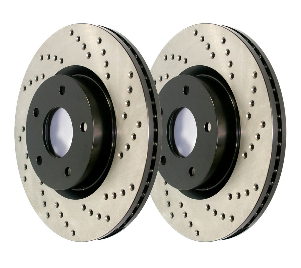 StopTech 312mm Front Drilled Sport Brake Rotor Pair - Open Box