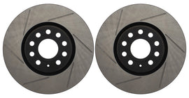 Stoptech Slotted 312mm Front Brake Rotors - VW Mk5, Mk6, Mk7 Jetta, GLI, GTI, Sportwagen, Audi 8P, 8V A3 - Open Box