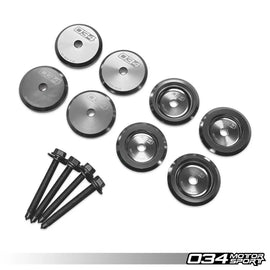 034 Motorsport Subframe Bushings, Front, Billet Aluminum - B5/B6/B7 Chassis