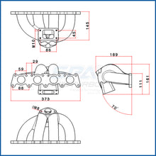 Load image into Gallery viewer, SPA Turbo VW MKIV GTI T3 turbo manifold