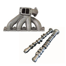 Load image into Gallery viewer, SPA Turbo VW B5 T3 top mount turbo twin scroll manifold wastegate "i" + 252 / 260 High Performance Camshaft set