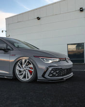 Load image into Gallery viewer, Zaero Design VW Golf GTI Mk8 EVO-1 Gloss Black Front Splitter