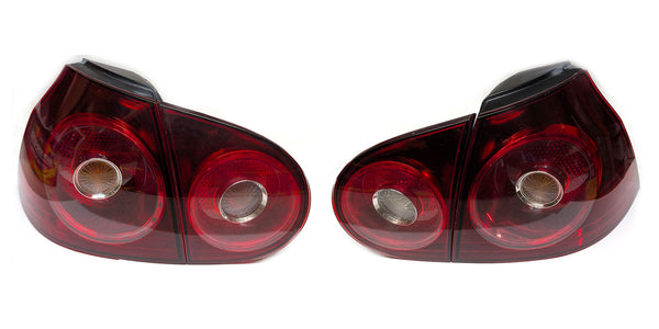 VW GOLF5 R32純正テールライト 美品 ダーク チェリー Genuine VW Mk5 R32 Smoked/Dark Cherry Tail Light Set - UK Spec