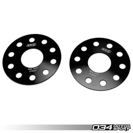 034Motorsport Wheel Spacer Pair, 2.5mm, Volkswagen & Audi 5x112 with 57.1mm Center Bore