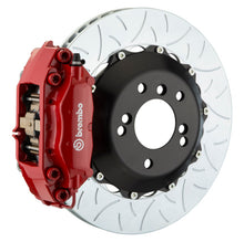 Load image into Gallery viewer, Brembo 06-12 325i/328i (Excl. xDrive) Rr GT BBK 4 Pist Cast 2pc 345x28 2pc Rotor Slotted Type3-Red
