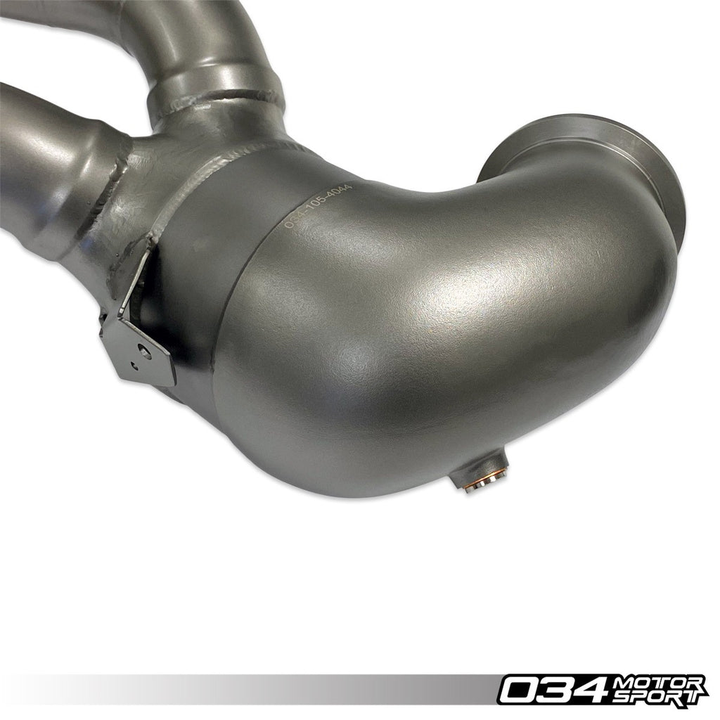 034Motorsport Cast Stainless Steel Performance Downpipe, Audi 8S TTRS, 8V.5 RS3