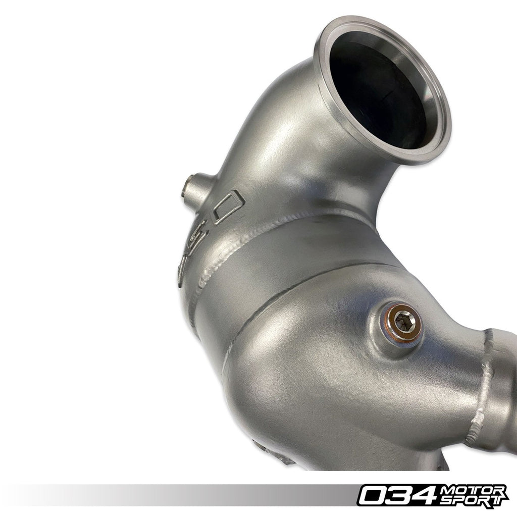 034Motorsport Cast Stainless Steel Performance Downpipe, Audi 8S TTRS, 8V.5 RS3