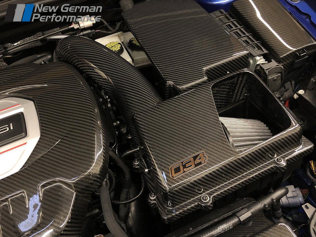 034Motorsport X34 Carbon Fiber MQB Open-Top Cold Air Intake System