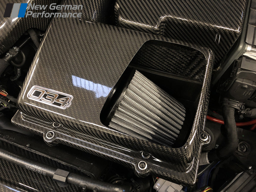 034Motorsport X34 Carbon Fiber MQB Open-Top Cold Air Intake System