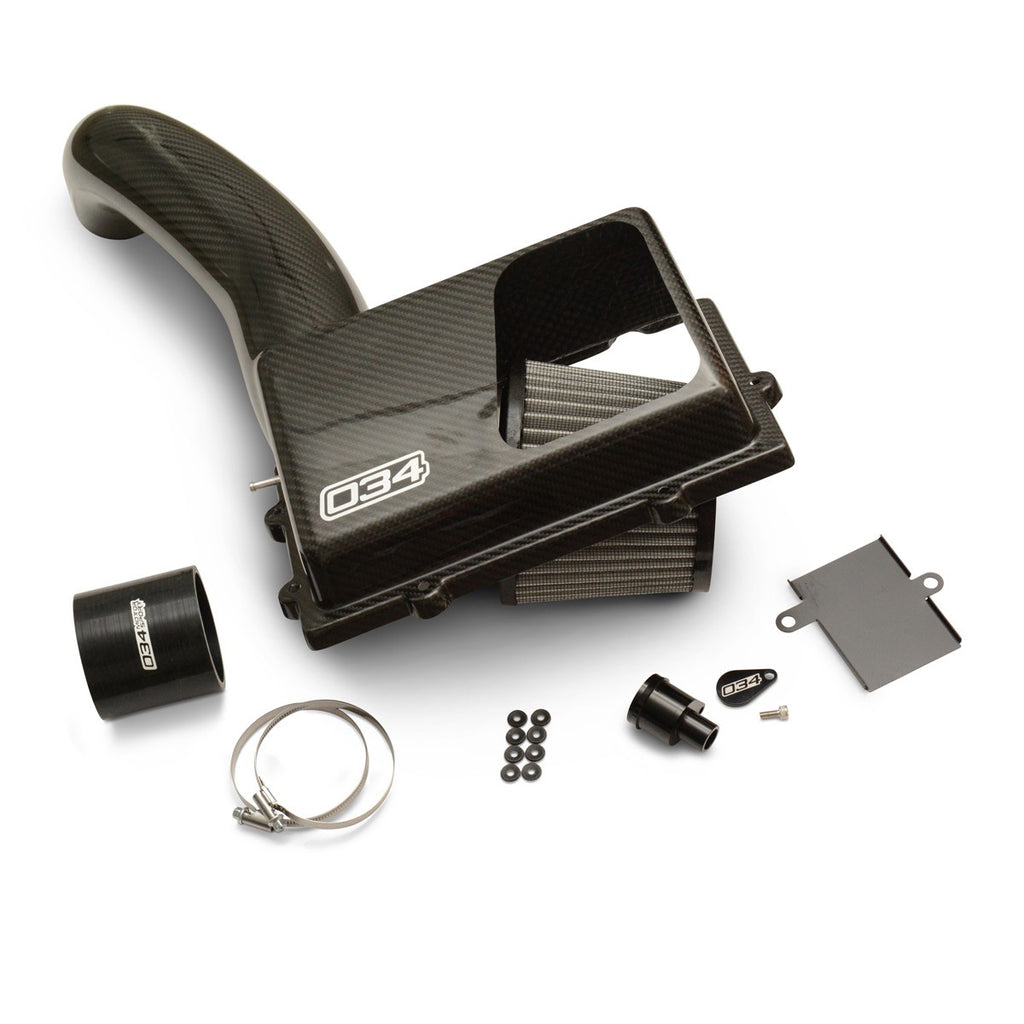 034Motorsport X34 Carbon Fiber MQB Open-Top Cold Air Intake System