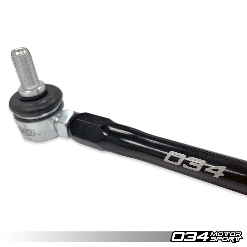 034Motorsport Dynamic+ Adjustable Front Sway Bar End Links - VW Mk5 / Mk6 / Mk7, Mk7.5 / Mk8 / Audi A3 8P / Mk2 TT, TTS